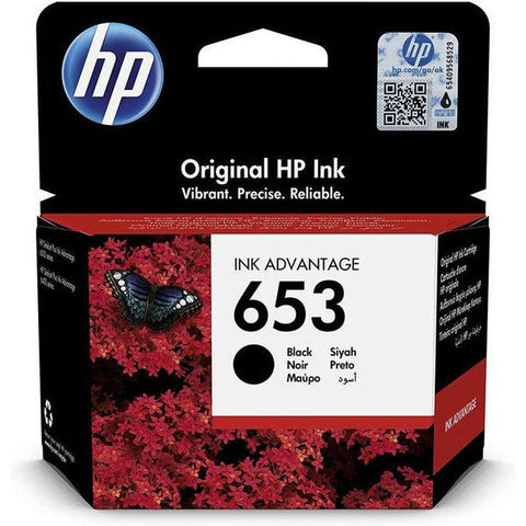 Hp 653 Black Color Ink Cartridge HP