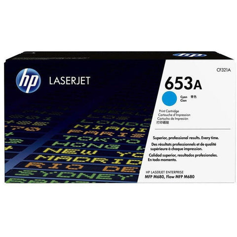 Hp 653A Cyan Color Toner Cartridge HP
