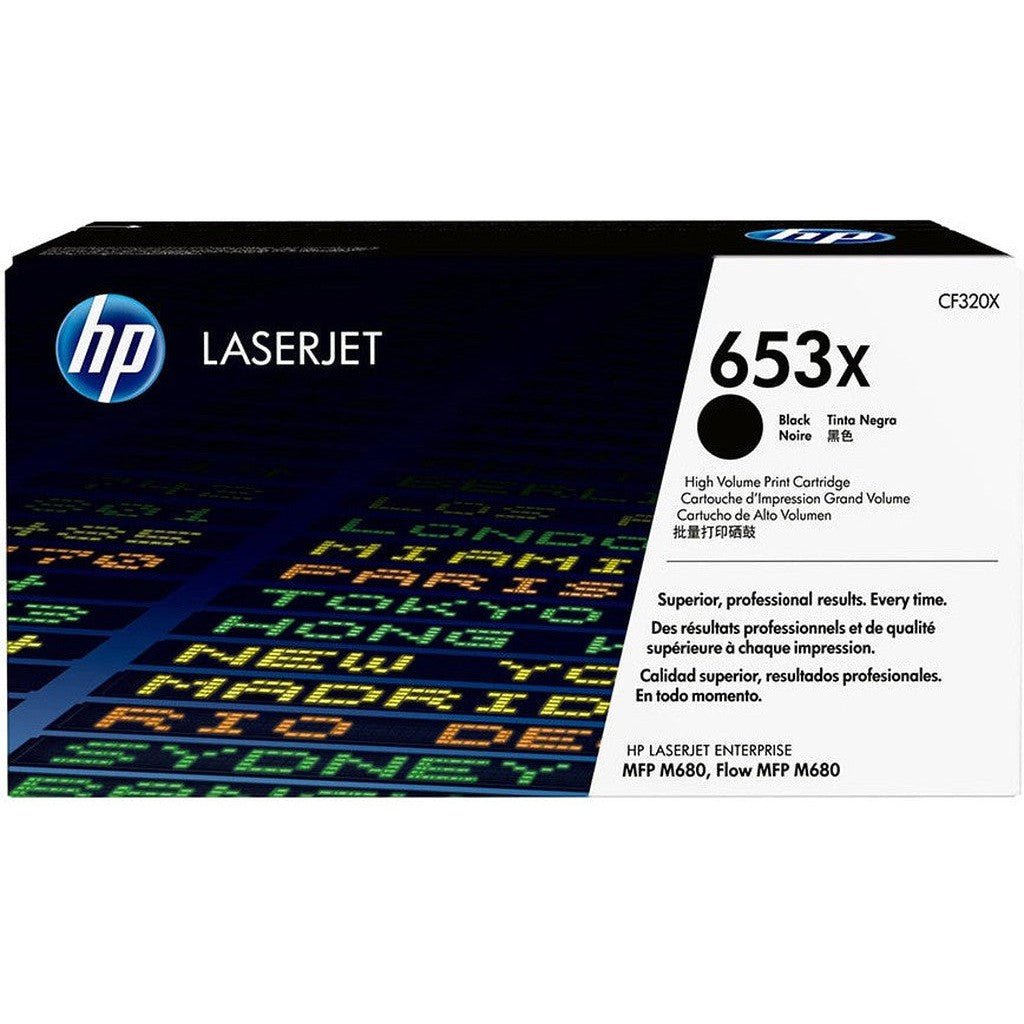 Hp 653X High Yield Black Toner (Cf320X) HP