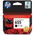 Hp 655 Black Original Ink Advantage Cartridge Cz109Ae HP