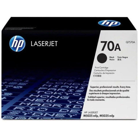 HP 70A Black Original LaserJet Toner Cartridge (Q7570A) HP