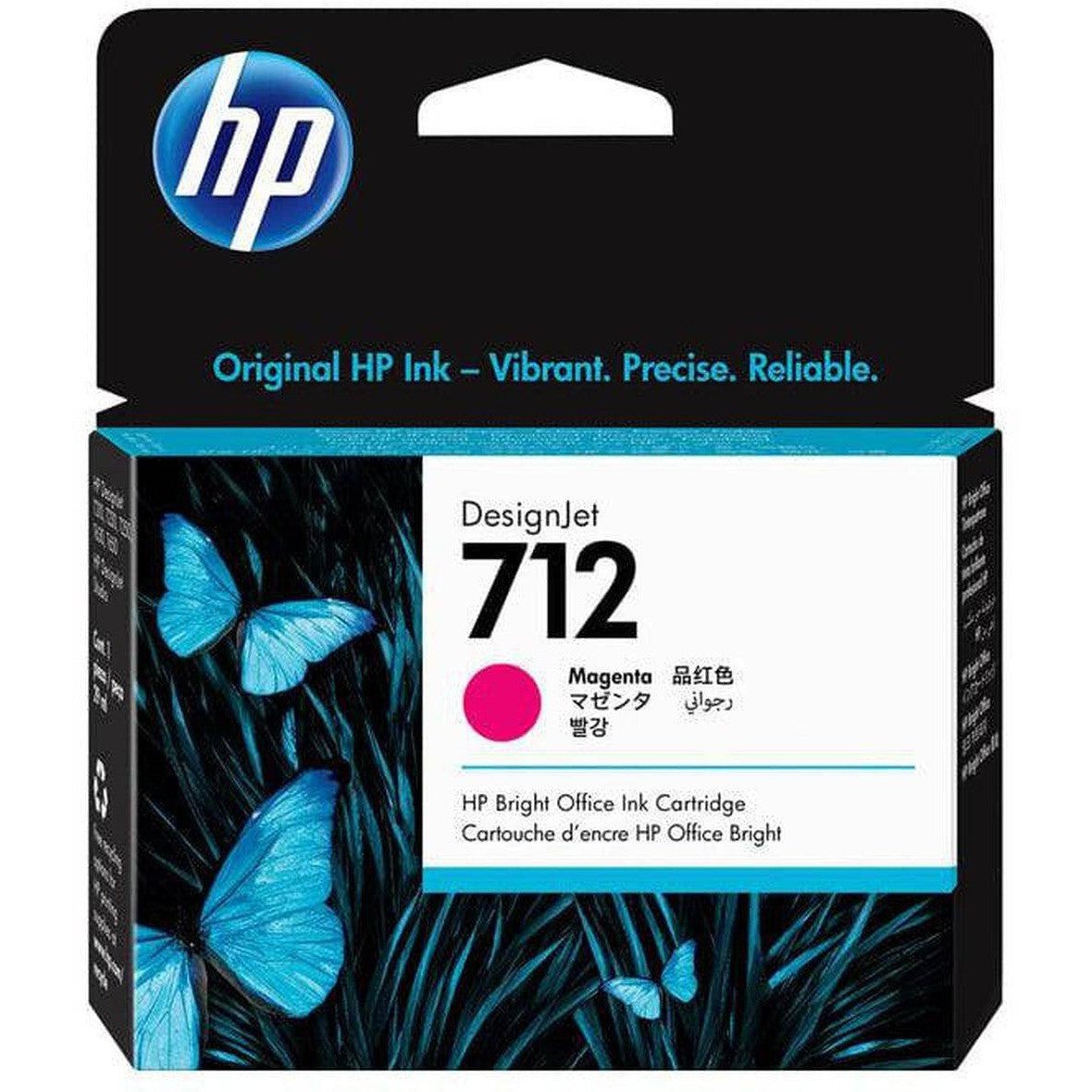 Hp 712 Magenta Design Jet Ink Cartridge - 29 Ml / Magenta Color / Ink Cartridge HP
