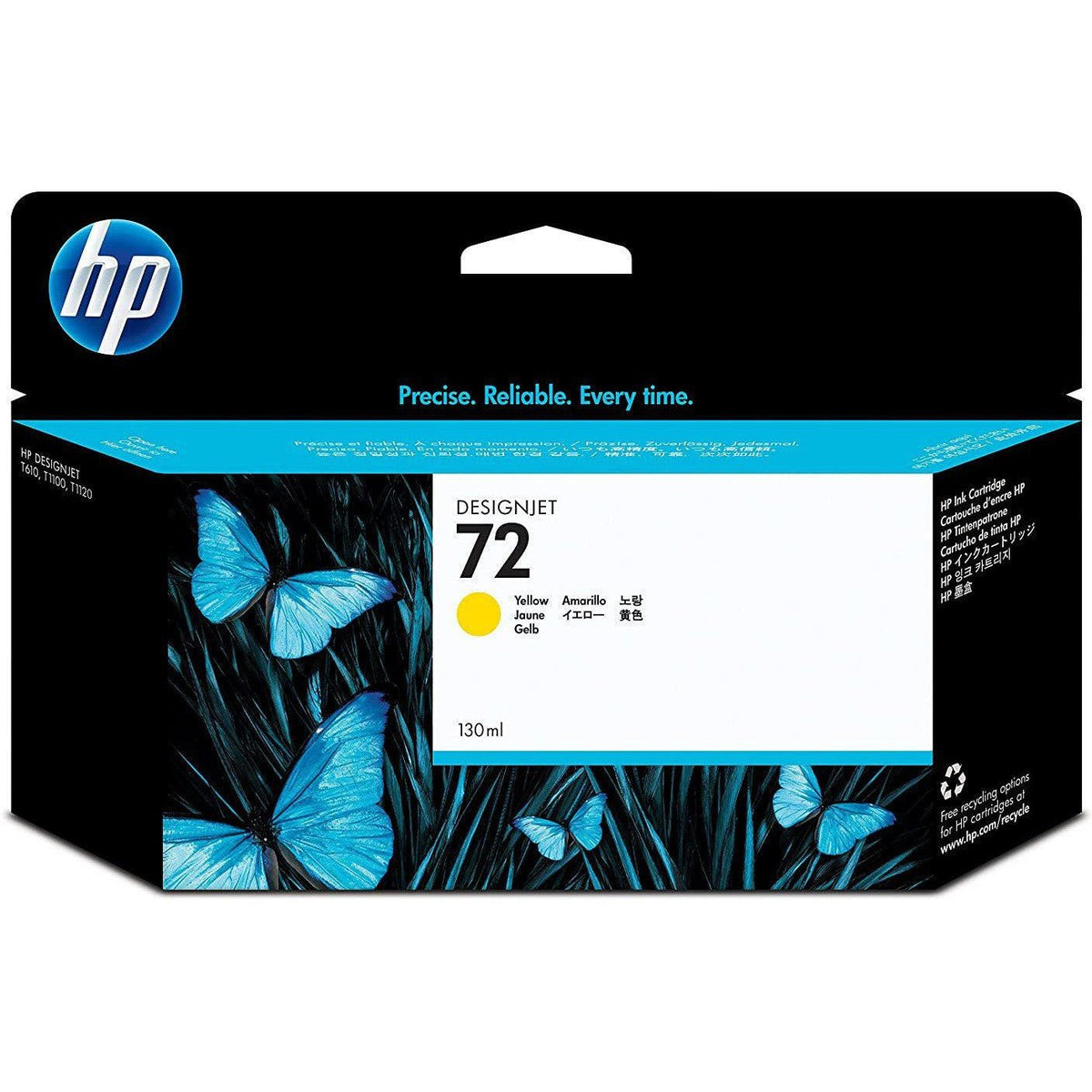 Hp 72 Yellow Ink 130Ml C9373A HP