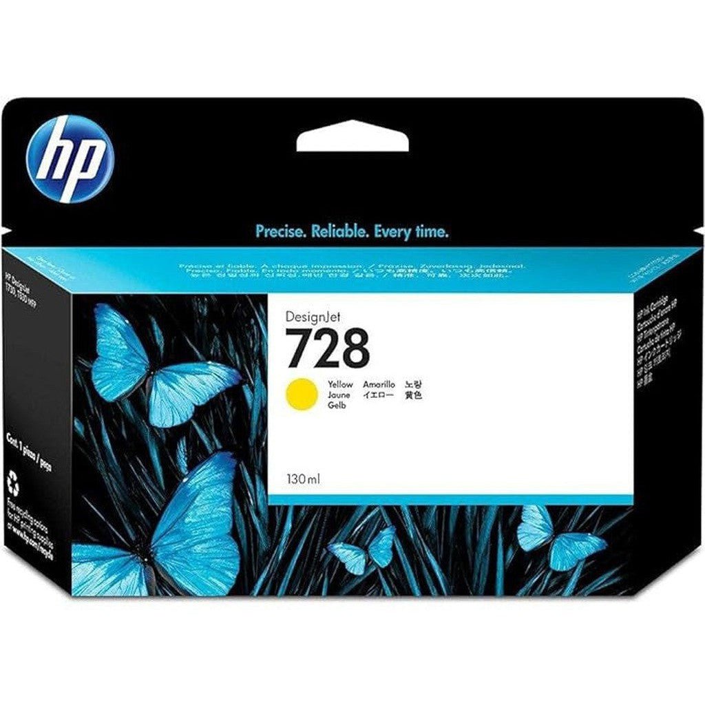 Hp 728 Yellow Ink Cartridge F9J65A HP
