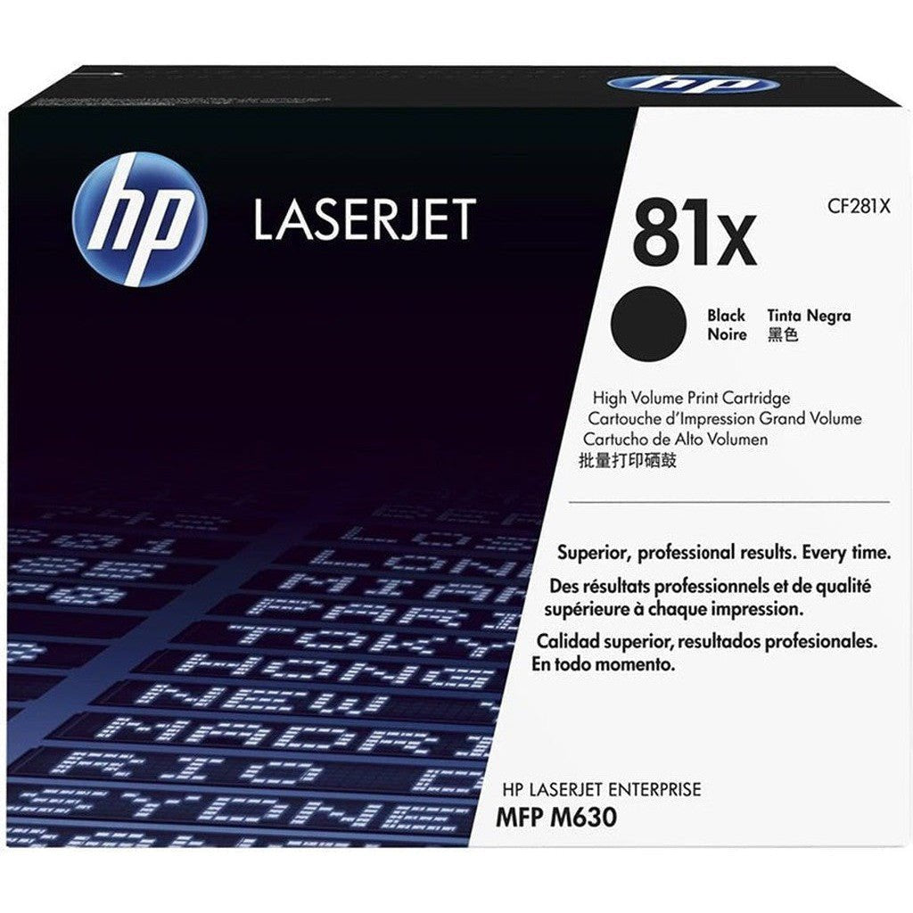 Hp 81X High Yield Black Toner (Cf281X) HP