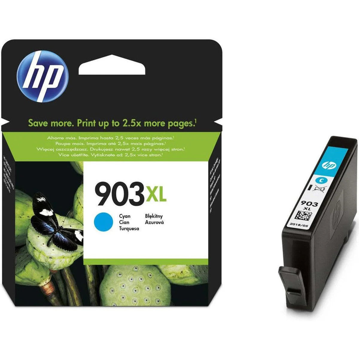 HP 903XL High Yield Cyan Original Ink Cartridge HP