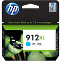 Hp 912 Xl High Yield Cyan Original Ink Cartridge 3Yl81Ae HP