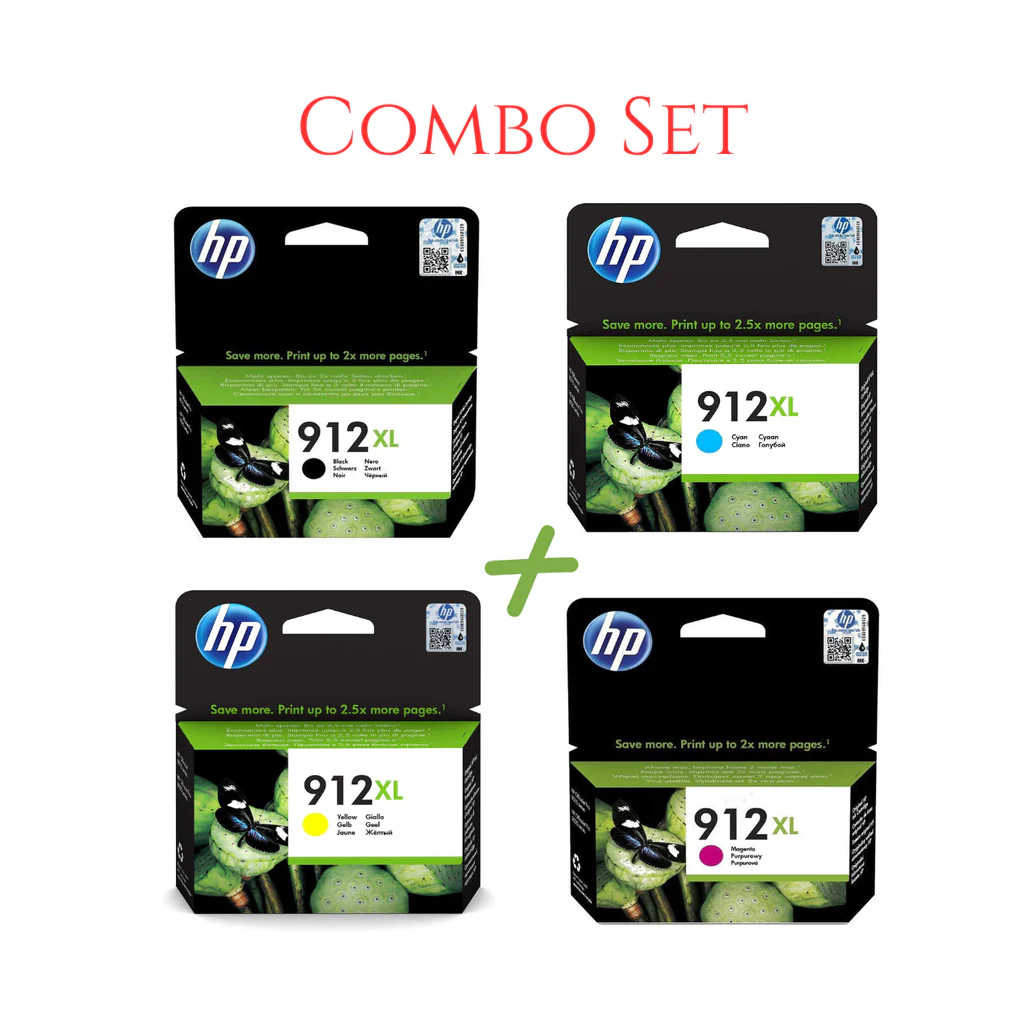 HP 912XL Ink Cartridge Full Set HP