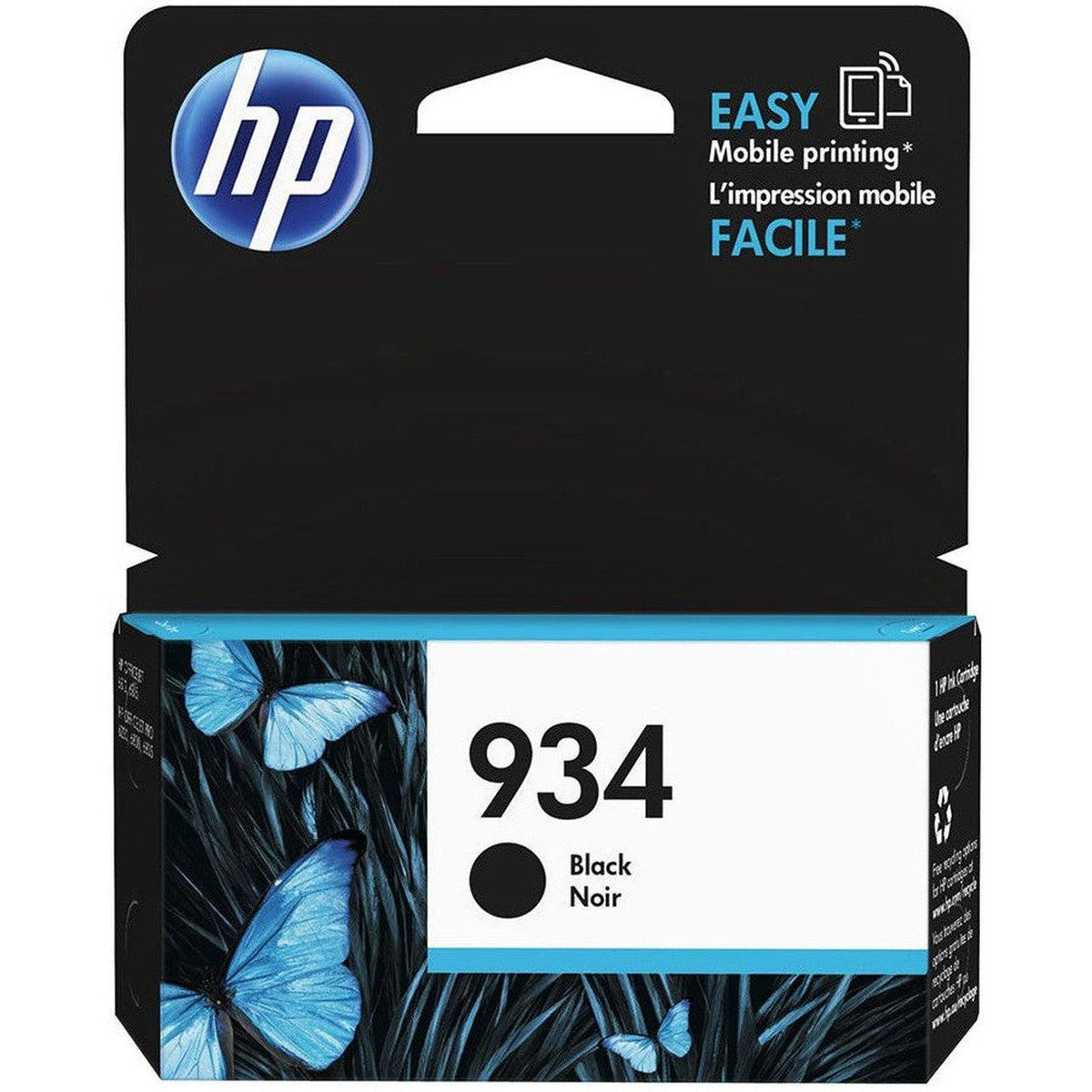 Hp 934 Black Ink Cartridge C2P19Ae HP