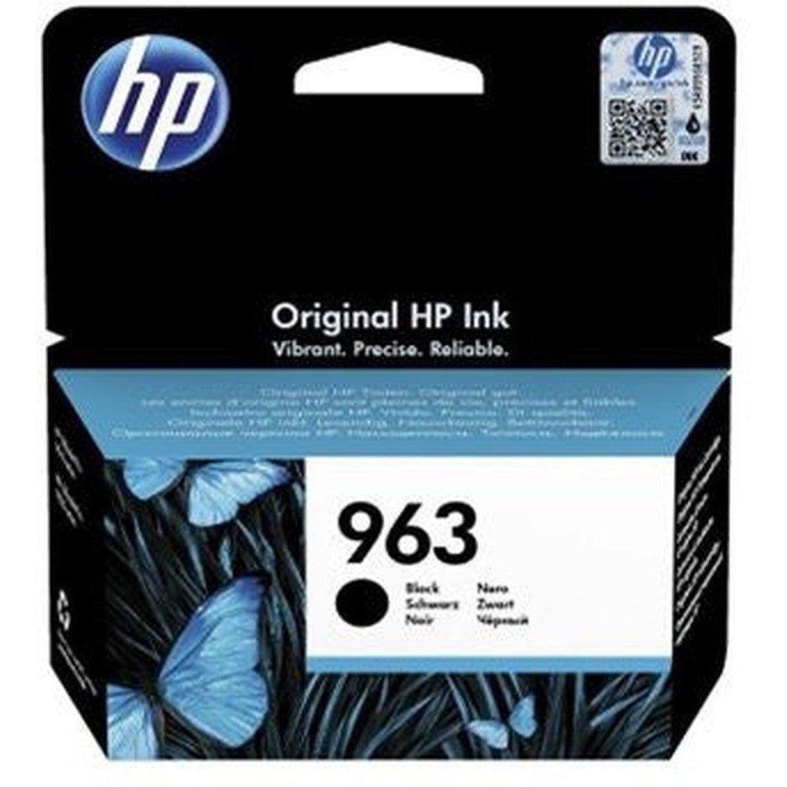 HP 963 Black Original Ink Cartridge - 1000 Pages / Black Color / Ink Cartridge HP