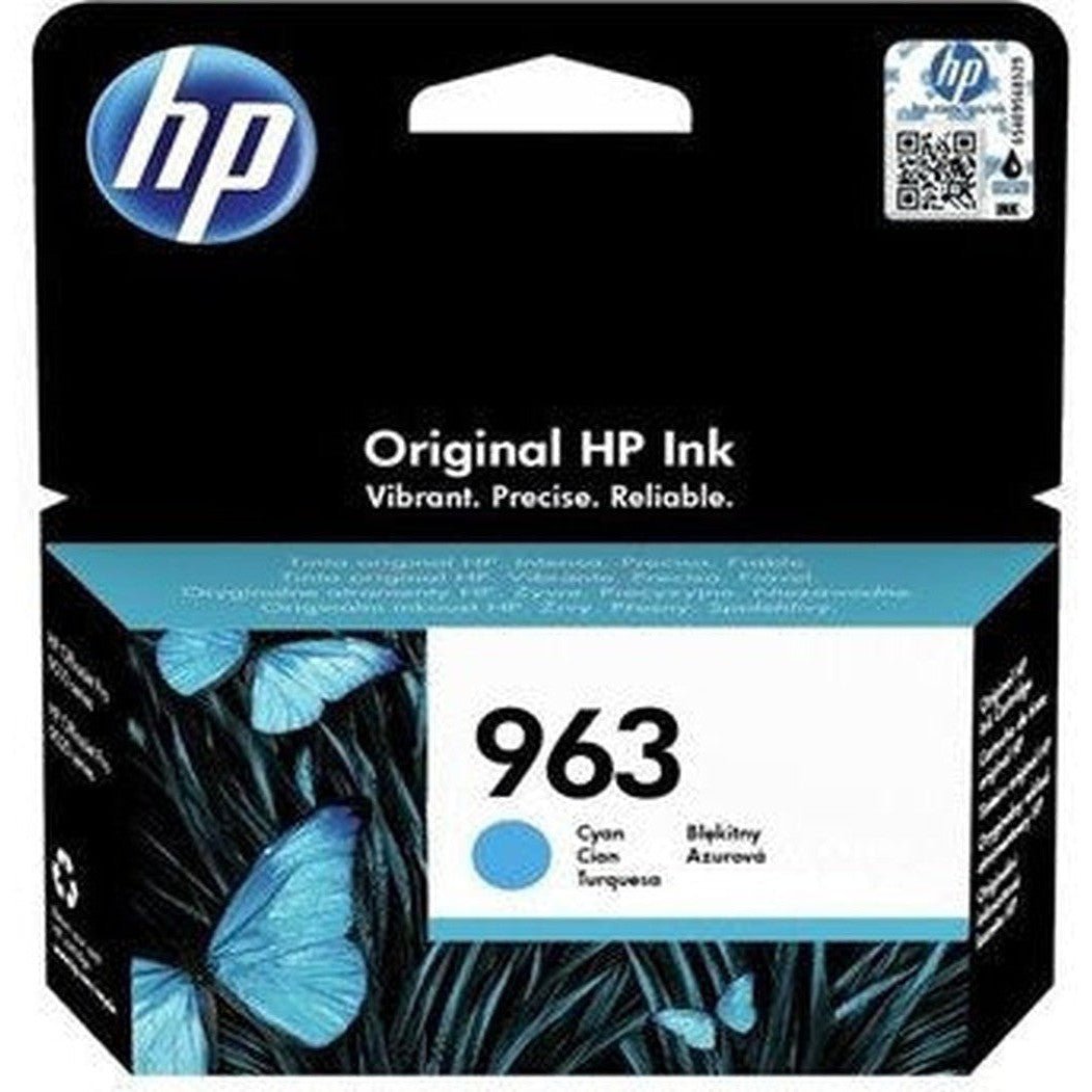 HP 963 Cyan Original Ink Cartridge - 700 Pages / Cyan Color / Ink Cartridge HP