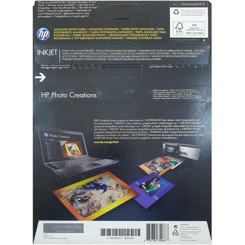 Hp Advance Photo Paper Glossy A4 50Pc HP