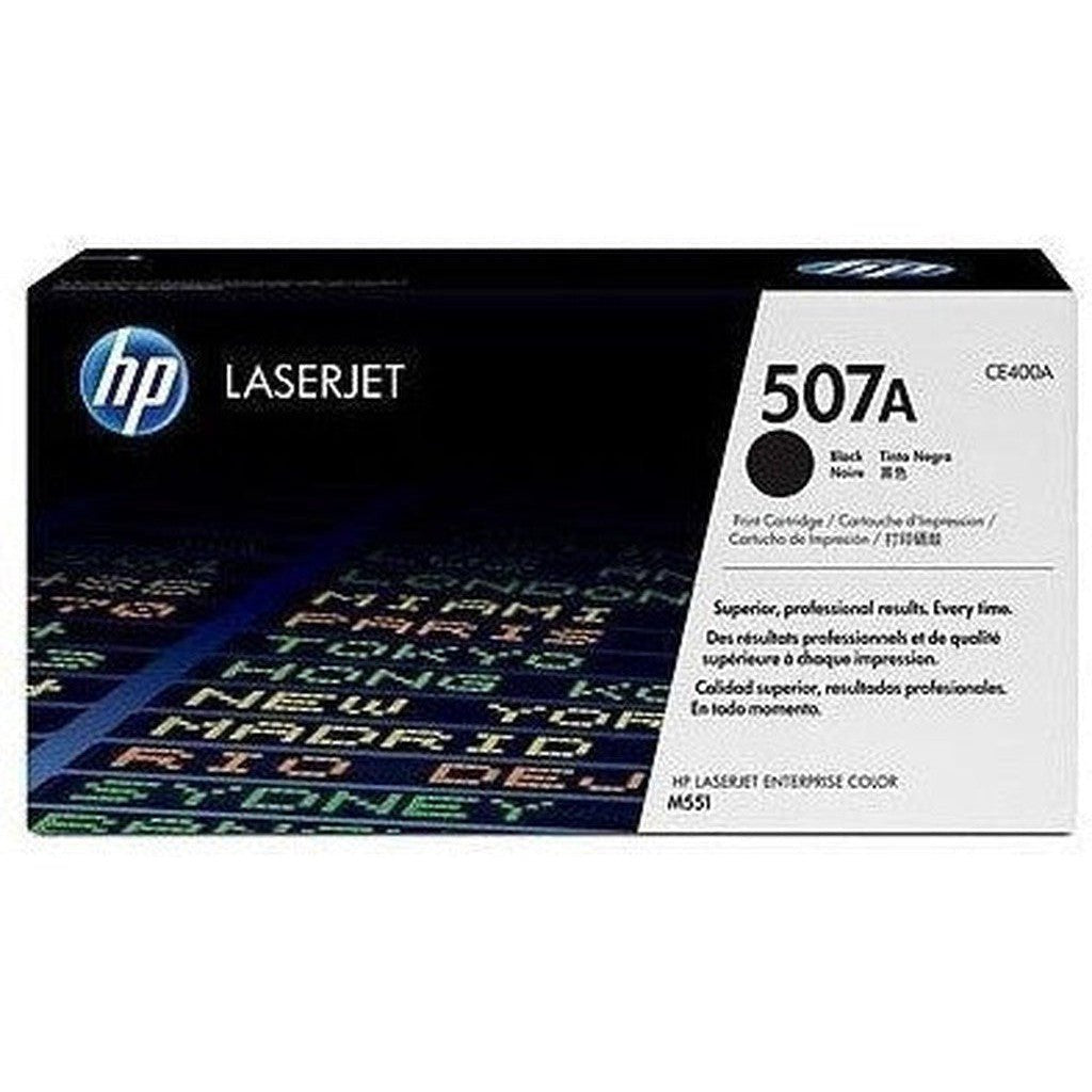 Hp CE400A Black Toner Cartridge 507A HP