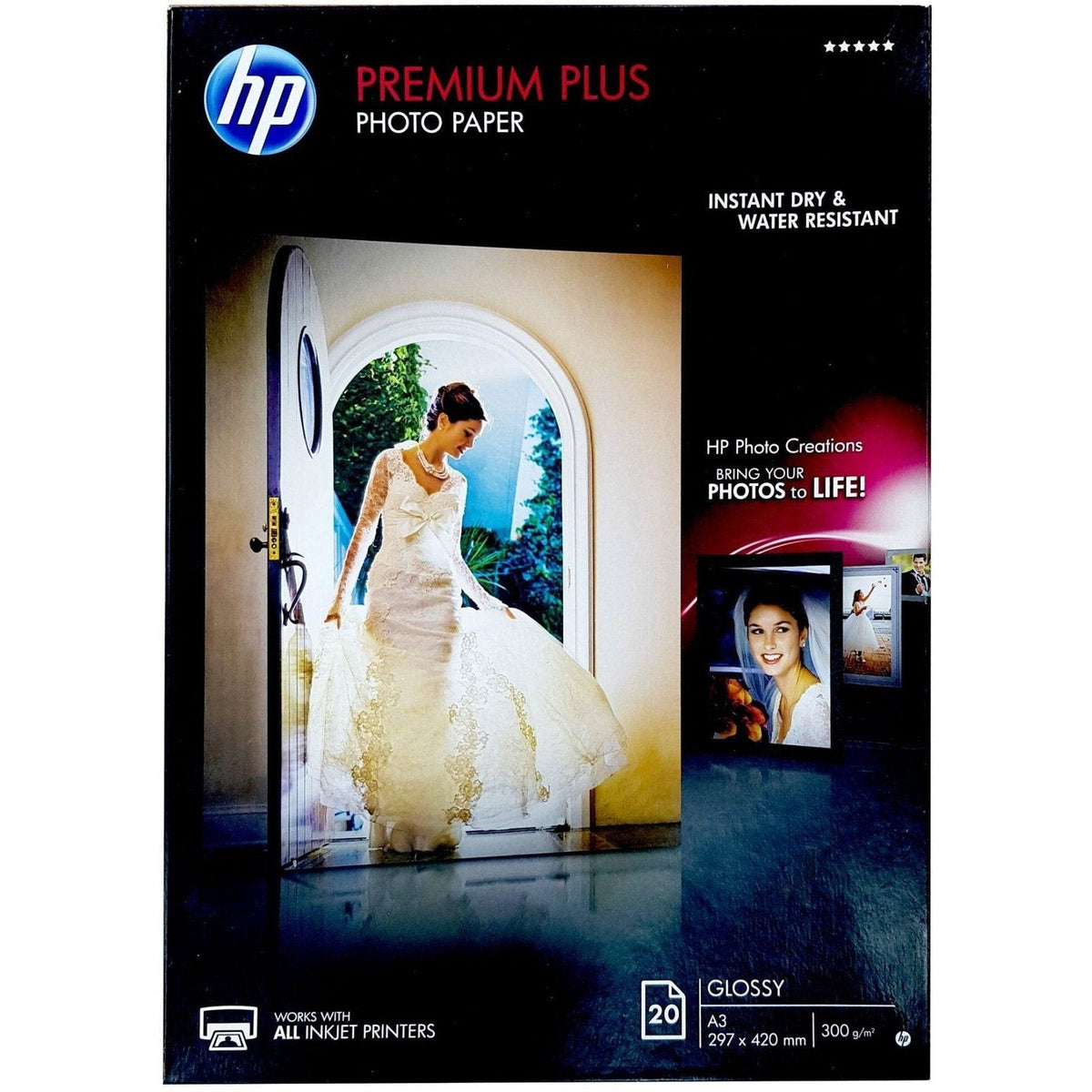 Hp Premium Plus Photo Paper A3 20 Pages 300 Gsm Glossy HP