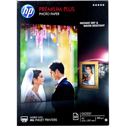 Hp Premium Plus Photo Paper A4 50 Pages 300 Gsm Glossy HP