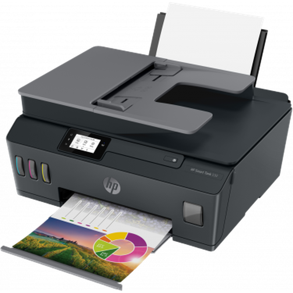 HP Smart Tank 530 Wireless AIO - 11ppm / 4800dpi / A4 / USB / Wi-Fi / Bluetooth / Color Inkjet - Printer HP
