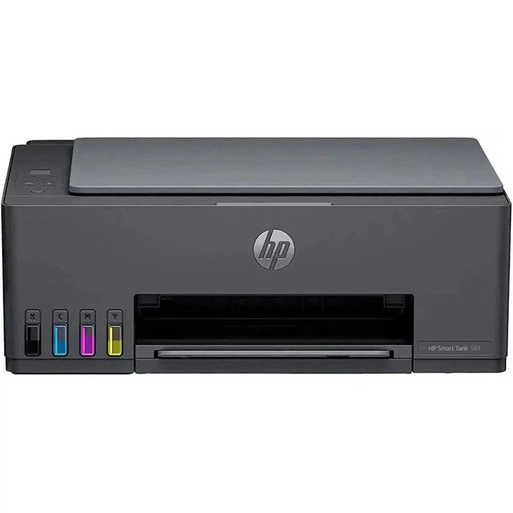 HP Smart Tank 581 AIO - 12ppm / 4800dpi / A4 / USB / Wi-Fi / Bluetooth / Color Inkjet - Printer +1 Reem Paper Free HP