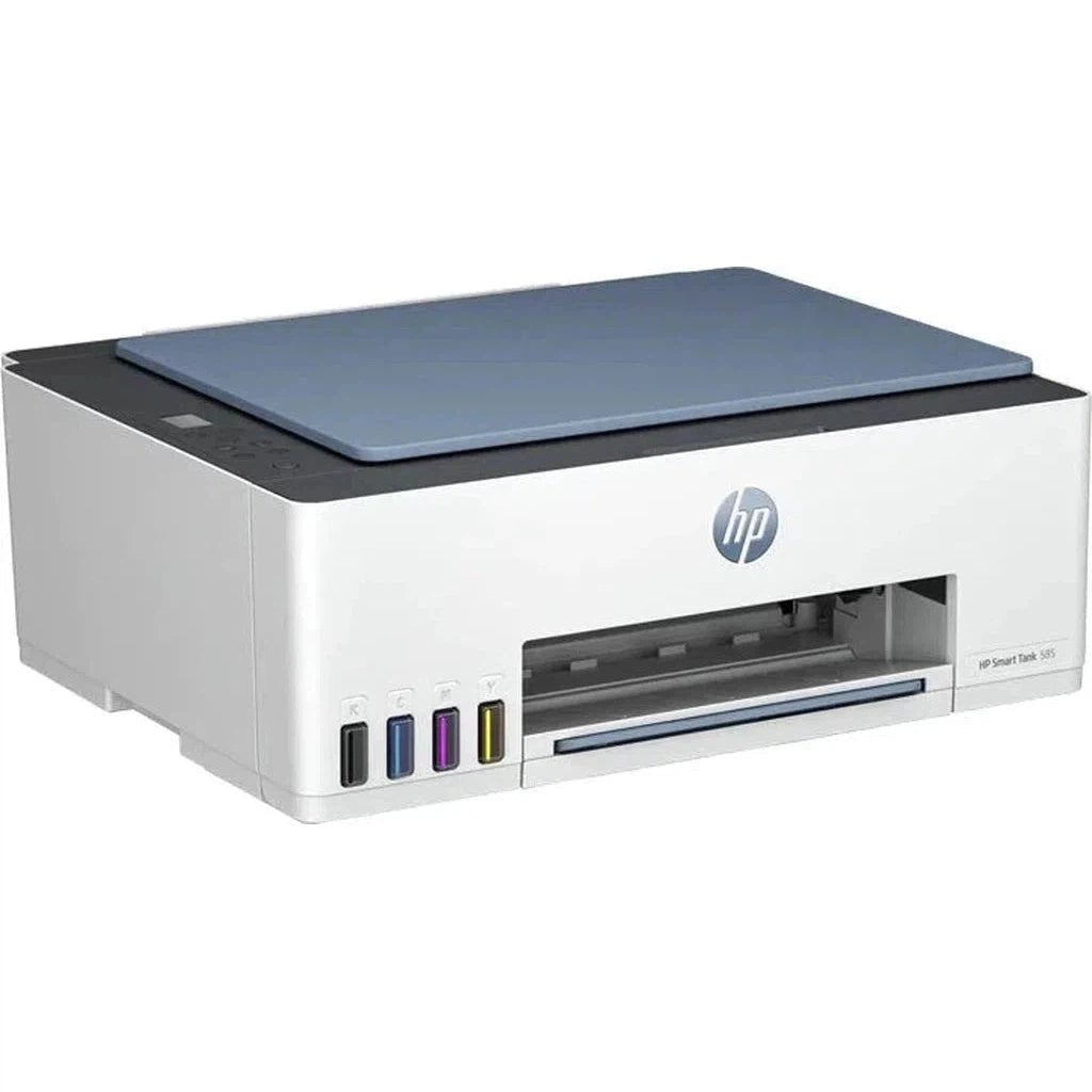 HP Smart Tank 585 AIO - 12ppm / 4800dpi / A4 / USB / Wi-Fi / Bluetooth / Color Inkjet - Printer HP