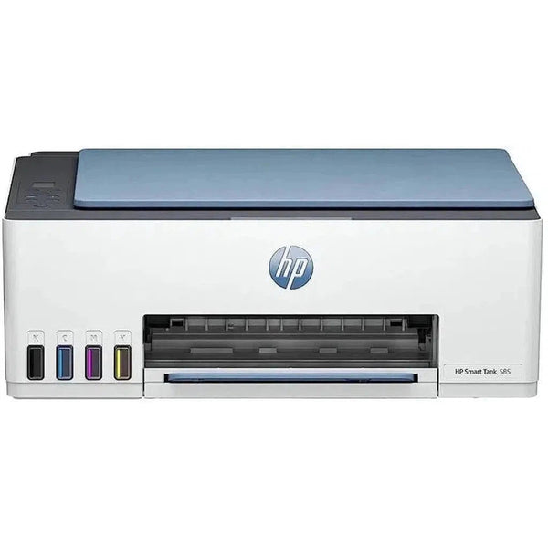 طابعة HP Smart Tank 585 متعددة الوظائف - 12 صفحة في الدقيقة / 4800 نقطة في البوصة / A4 / USB / واي فاي / بلوتوث / طابعة نفث الحبر الملونة