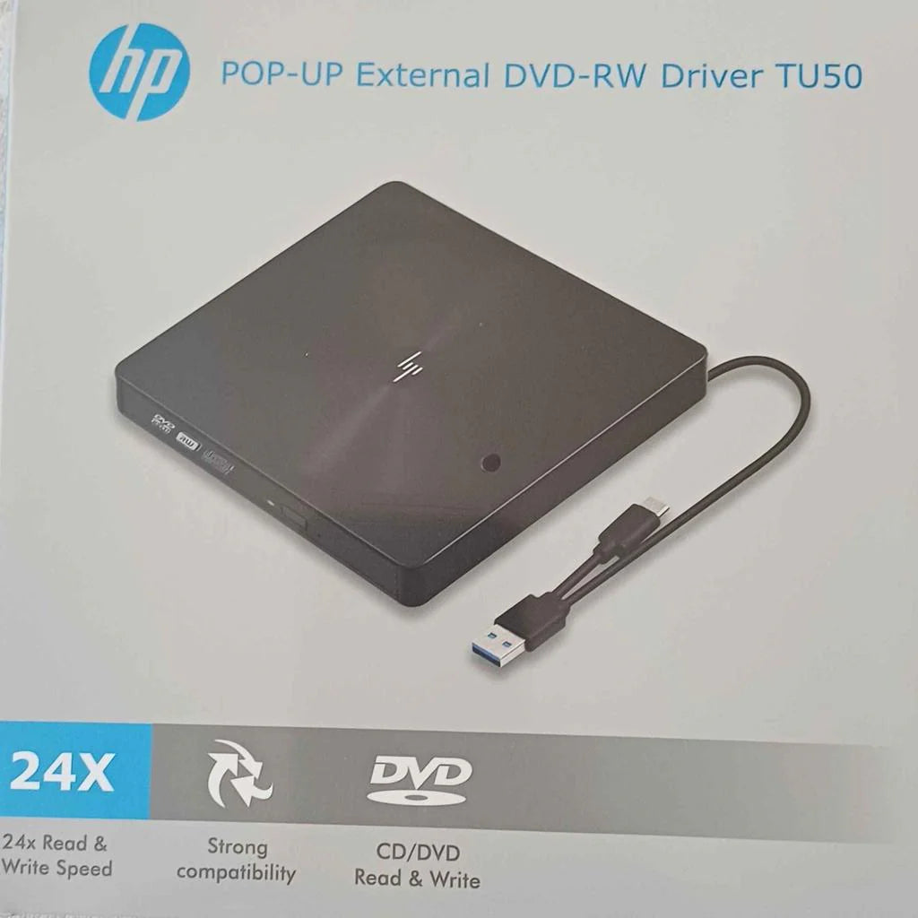 Hp pop-up external dvd-rw driver tu50 HP