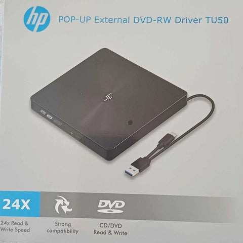 Hp pop-up external dvd-rw driver tu50 HP