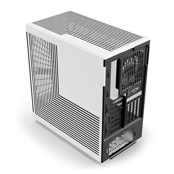 Hyte Y40 Mid Tower Case - Black and White ColorWaves
