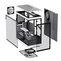 Hyte Y40 Mid Tower Case - Black and White ColorWaves