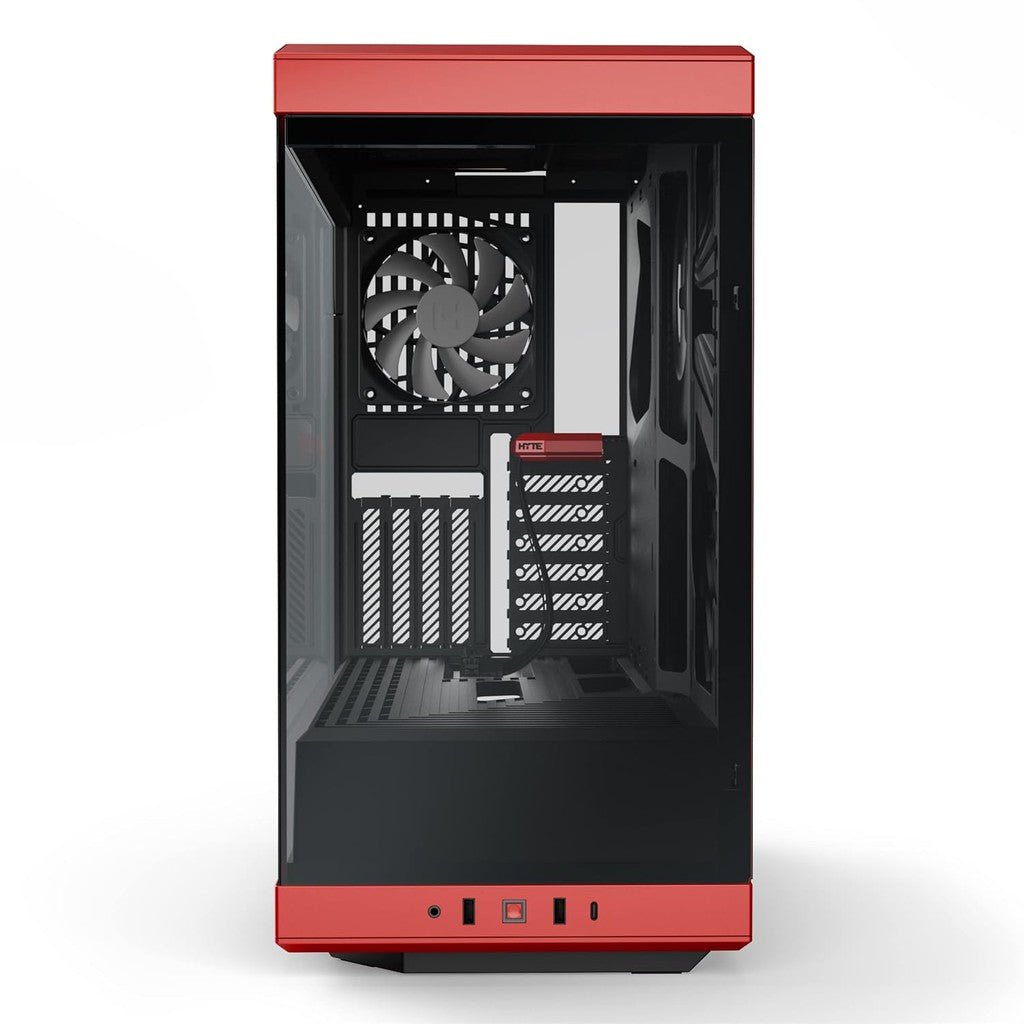 Hyte Y40 Mid Tower Case - Red ColorWaves