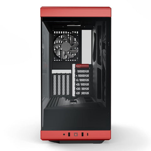 Hyte Y40 Mid Tower Case - Red ColorWaves