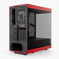 Hyte Y40 Mid Tower Case - Red ColorWaves