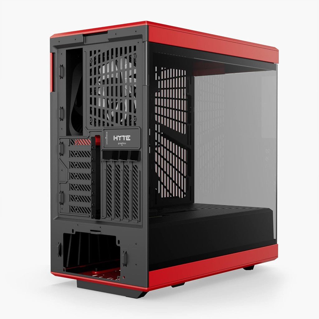 Hyte Y40 Mid Tower Case - Red ColorWaves