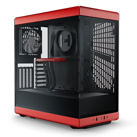 Hyte Y40 Mid Tower Case - Red ColorWaves