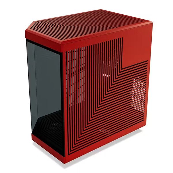 Hyte Y70 Mid Tower Cabinet - Black Red ColorWaves