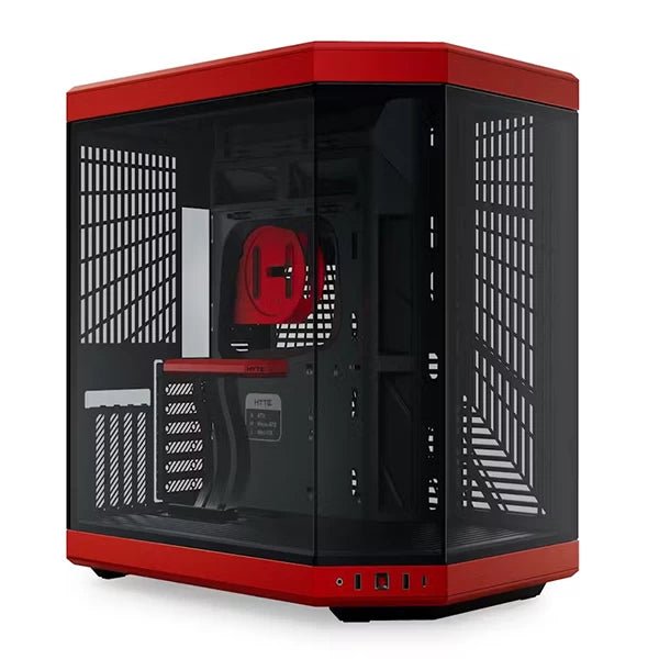 Hyte Y70 Mid Tower Cabinet - Black Red ColorWaves