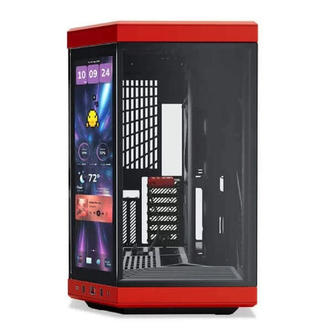 Hyte Y70 Touch Infinite Mid Tower Cabinet - Black Cherry ColorWaves