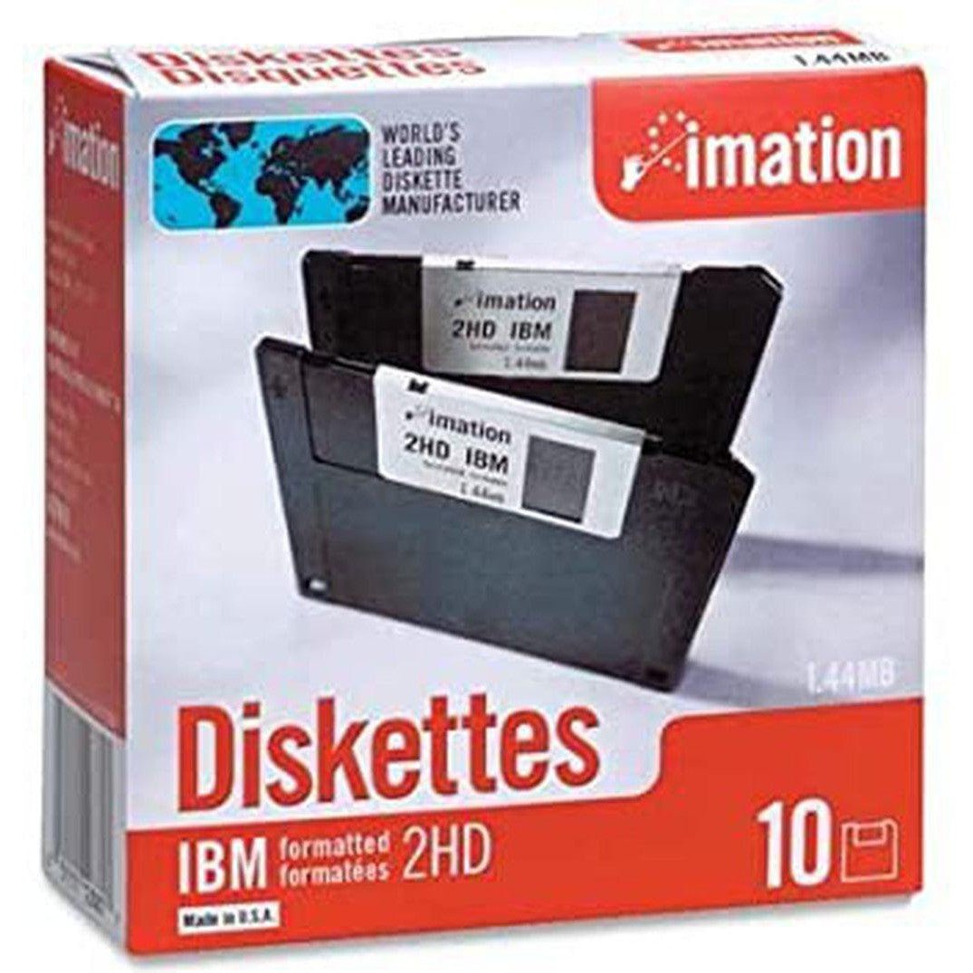 Imation 3.5" Ds-Hd Diskettes Floppy Discs ColorWaves