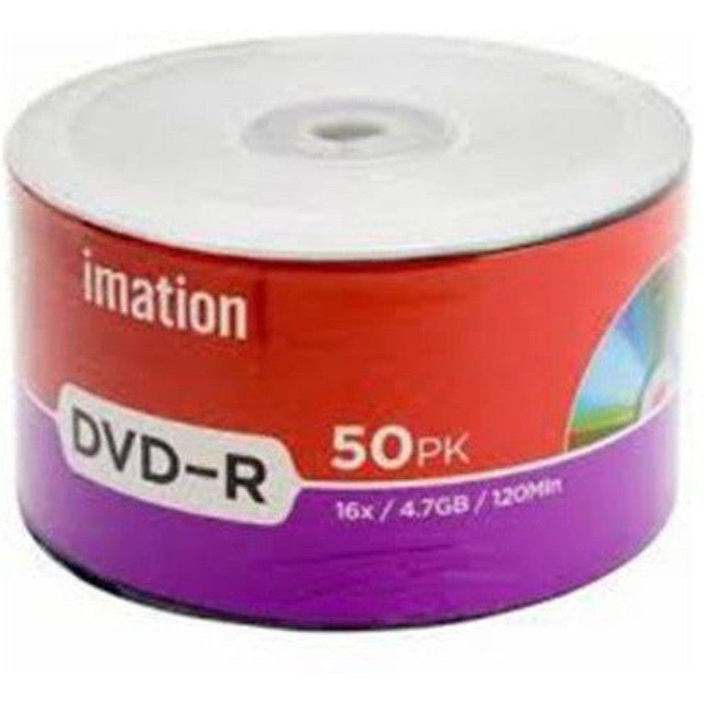 Imation Dvd-R / 4.7Gb – Shrink Wrap – Pack Of 50 Dvds ColorWaves