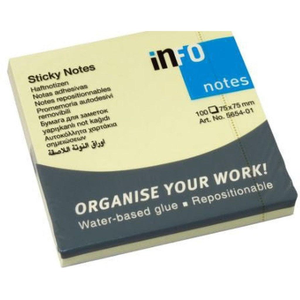 Info Sticky Note 3 X 3 12Pc/ Pkt ColorWaves