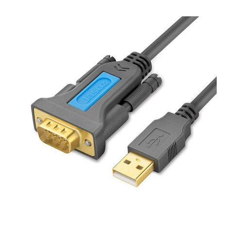 Jasoz USB to Serial 9 Pin Cable - 1.8m / Grey Jasoz