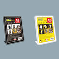 Kejea L-Shaped Slide Card Stand Horizontal & Vertical ColorWaves