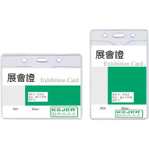 Kejea T-034 4Mm Transparent Soft Exhibition Card Horizontal 108x70mm ColorWaves
