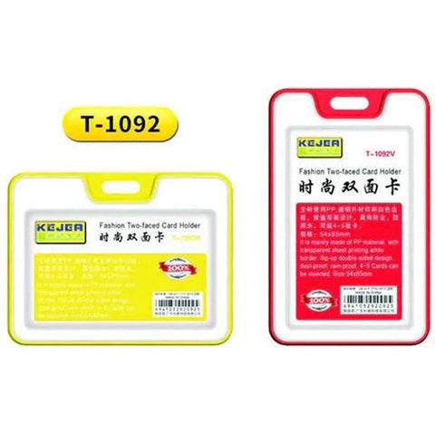 Kejea T-1092 Fashion Double-Sided Card - Vertical 54x85mm ColorWaves
