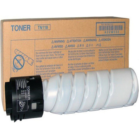 Konica Minolta Tn-118 Black Toner Cartridge ColorWaves