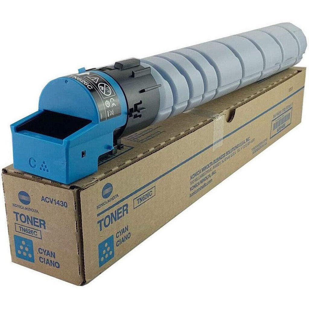 Konica Minolta Tn626Y Cyan Toner Cartridge ColorWaves