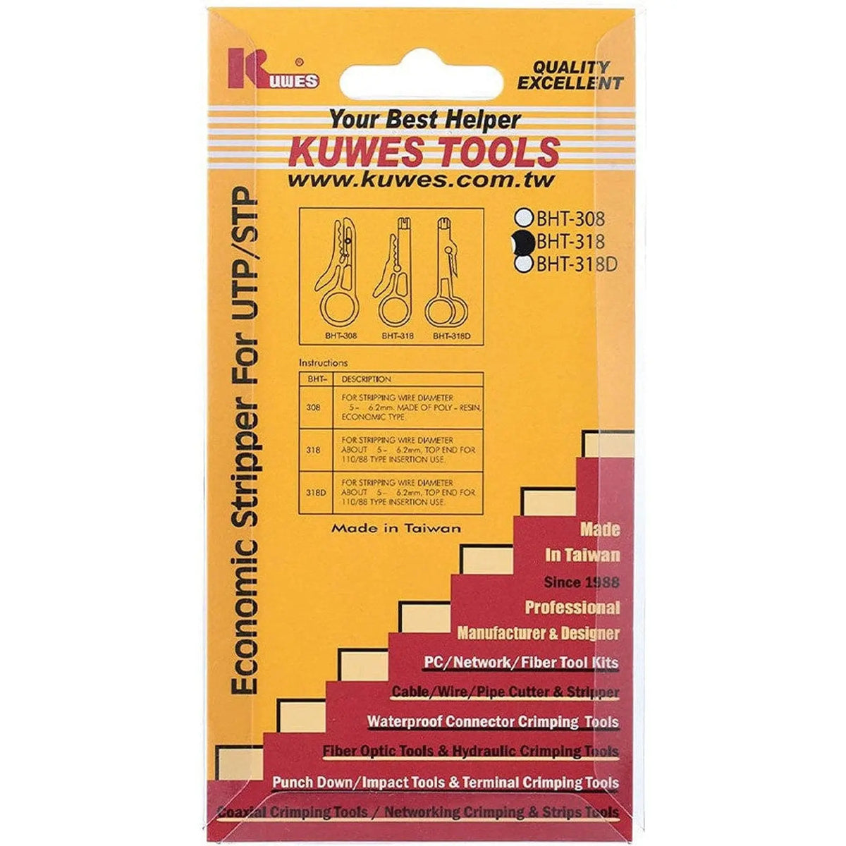 Kuwes Bht 318 Economic Stripper For Utp / Stp Kuwes