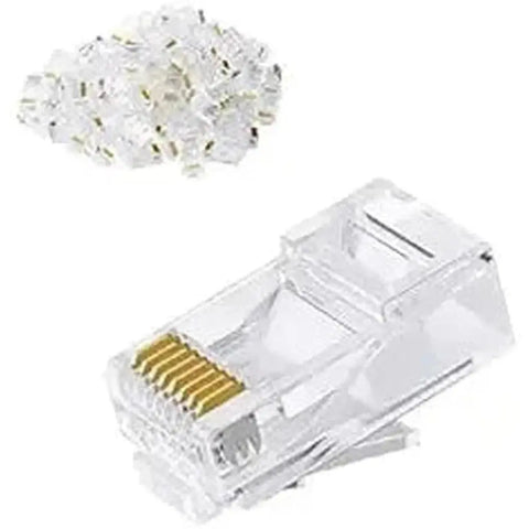 Kuwes Cat6 Rj45 Connector 10U Pack Of 100 Kuwes