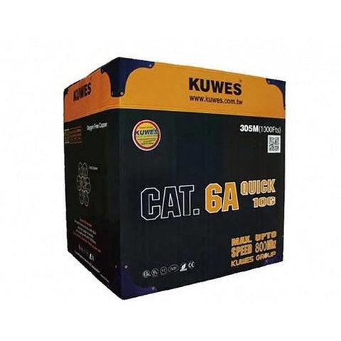 Kuwes Cat6A Quick6A Utp Pure Copper 305M Kuwes