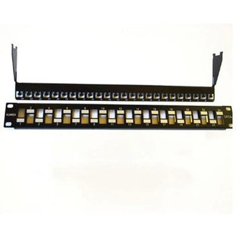 Kuwes Patch Panel Cat6A Unshielded 24 Port Kuwes