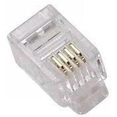 Kuwes Rj11 Connector 6P4C 100 Pcs Pack Kuwes