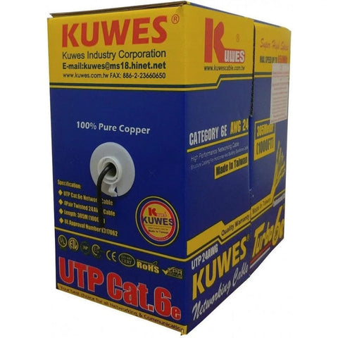 Kuwes Utp Turbo Cat6E Cable 305 Mtr Kuwes